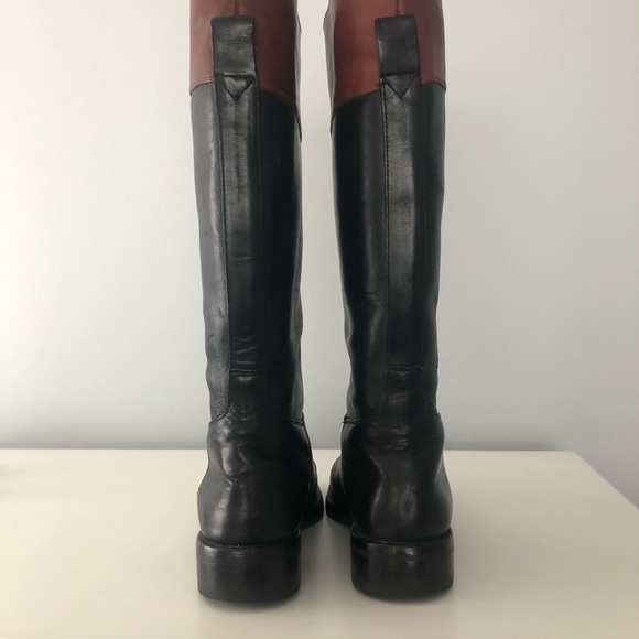 Cole Haan black and brown leather women’s boot - Picture 2 of 6